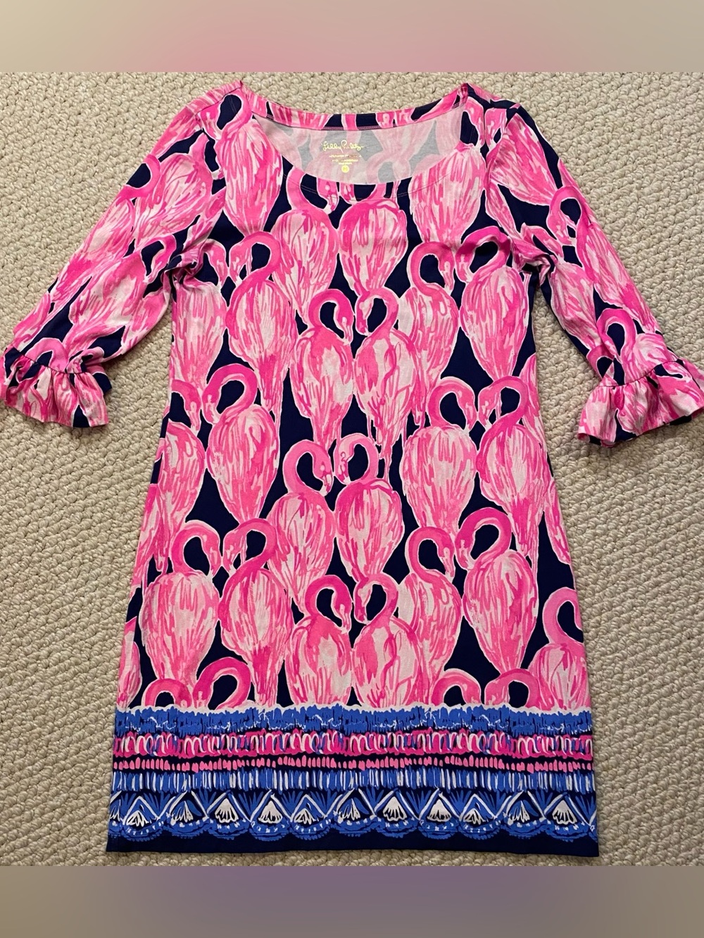 Lilly Pulitzer Sophie Ruffle Dress Size Medium